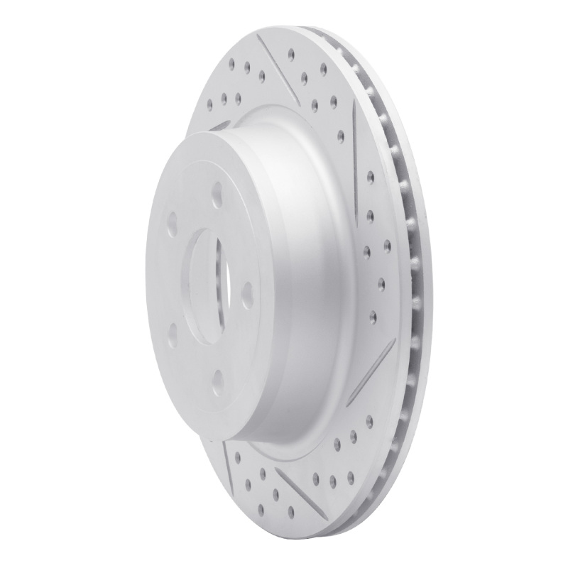 Chevrolet Cobalt Brake Rotor (1) - Rear Right - DFC - Drilled & Slotted Geoperformance - `08-`10