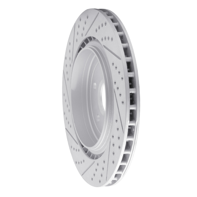 Cadillac Cts Brake Rotor (1) - Rear Left - DFC - Geoperformance Rotors - Drilled & Slotted - `09-`24