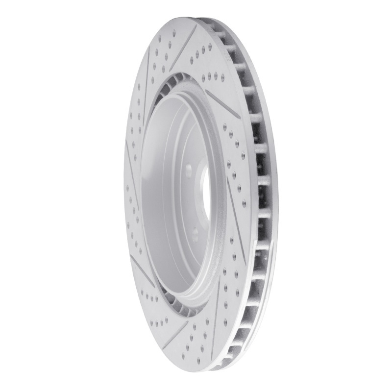 Cadillac CTS Brake Rotor (1) - Rear Right - DFC - Drilled & Slotted Geoperformance - `09-`24