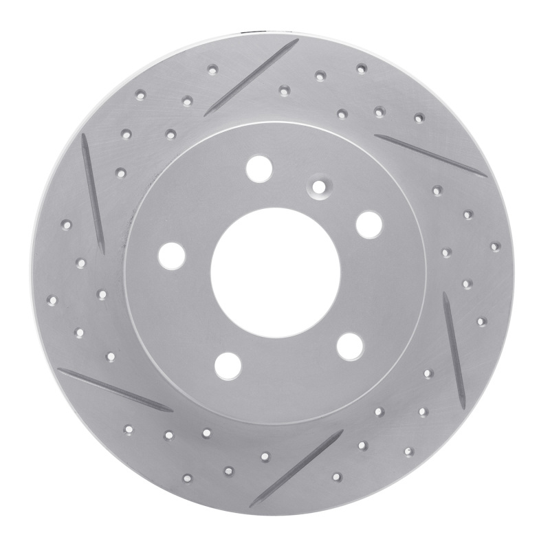 Buick Lacrosse Brake Rotor (1) - Rear Left - DFC - Drilled & Slotted Geoperformance - `04-`16
