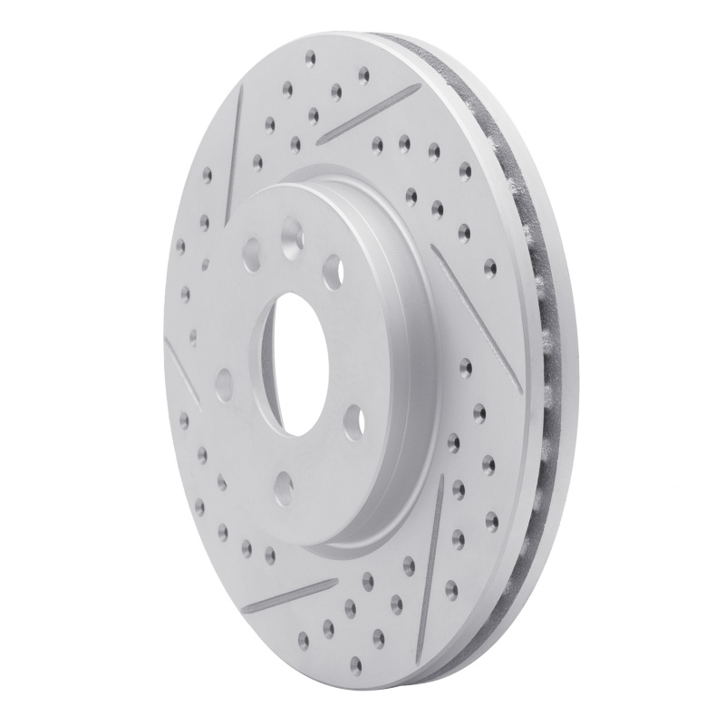 Chevrolet Cruze Brake Rotor (1) - Front Left - DFC - Drilled & Slotted Geoperformance - `11-`23