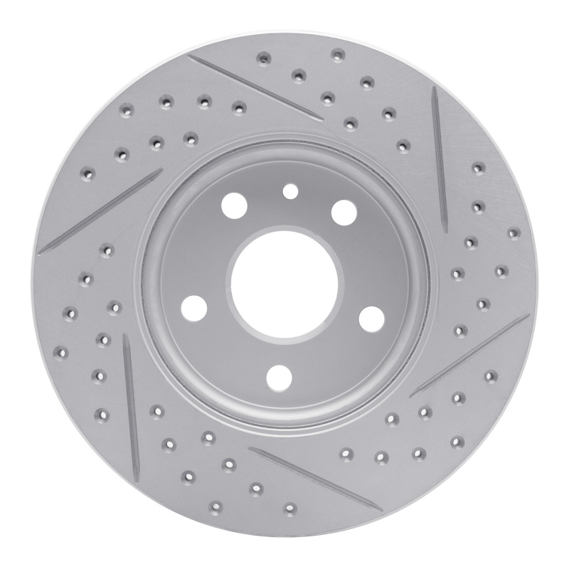 Chevrolet Cruze Brake Rotor (1) - Front Left - DFC - Drilled & Slotted Geoperformance - `11-`23