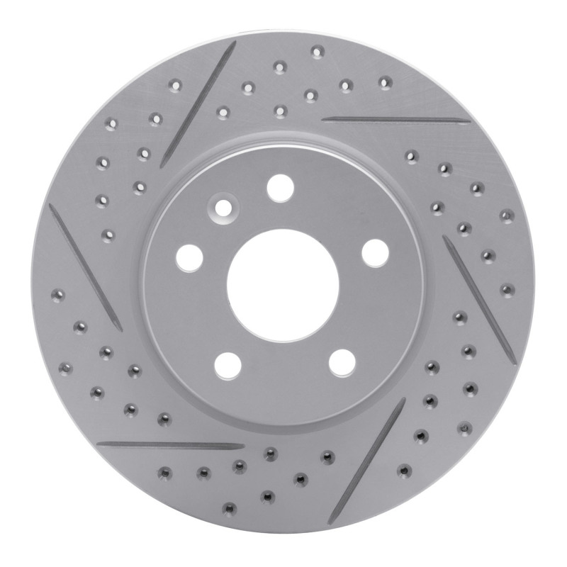 Chevrolet Cruze Brake Rotor (1) - Front Left - DFC - Drilled & Slotted Geoperformance - `11-`23