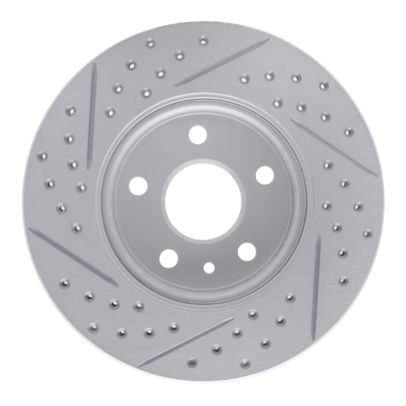 Chevrolet Bolt EV Brake Rotor (1) - Front Right - DFC - Drilled & Slotted Geoperformance - `11-`23