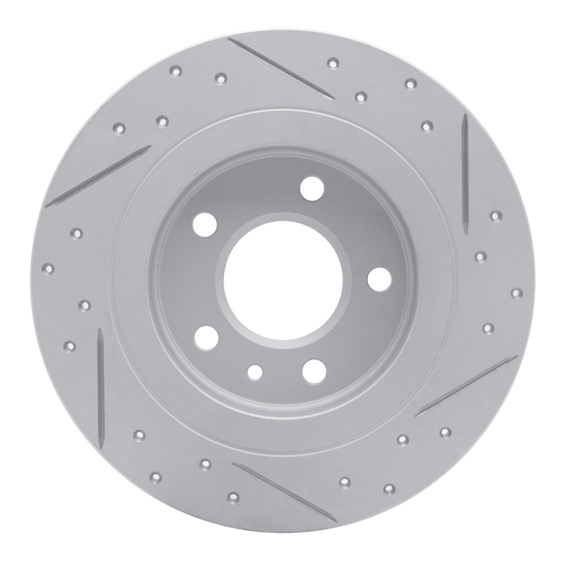 Buick Verano Brake Rotor (1) - Rear Left - DFC - Drilled & Slotted Geoperformance - `11-`19