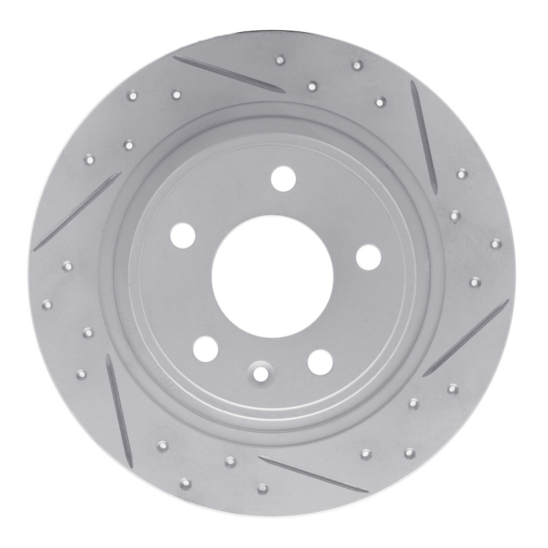 Buick Cascada Brake Rotor (1) - Rear Right - DFC - Drilled & Slotted Geoperformance - `11-`19