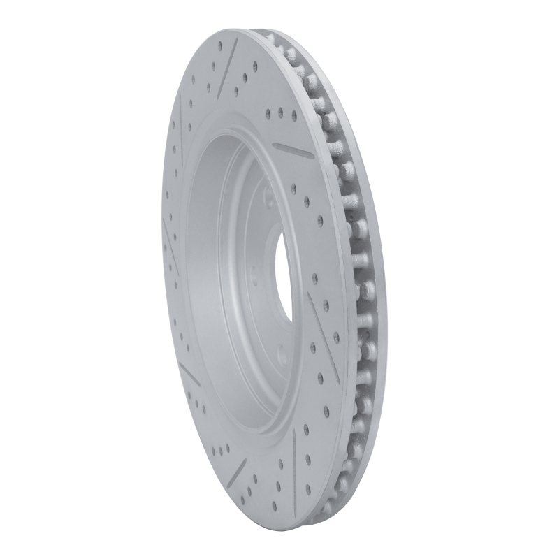 Chevrolet Corvette Brake Rotor (1) - Rear Right - DFC - Drilled & Slotted Geoperformance - `14-`19