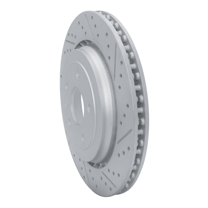Chevrolet Corvette Brake Rotor (1) - Rear Right - DFC - Drilled & Slotted Geoperformance - `14-`19