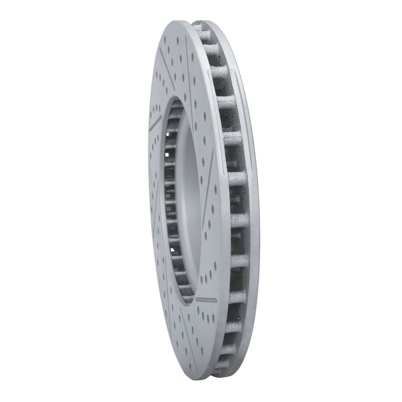 Chevrolet Corvette Brake Rotor (1) - Front Left - DFC - Drilled & Slotted Geoperformance - `14-`19