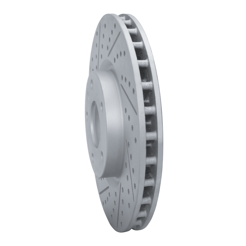 Chevrolet Corvette Brake Rotor (1) - Front Left - DFC - Drilled & Slotted Geoperformance - `14-`19