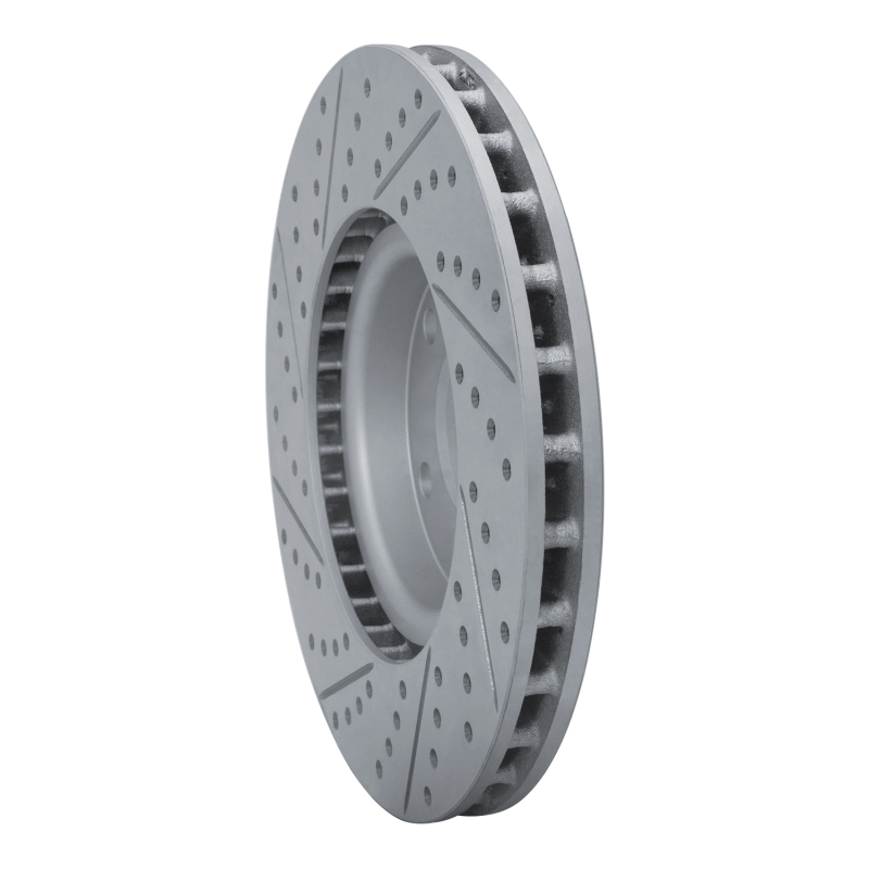 Chevrolet Corvette Brake Rotor (1) - Front Right - DFC - Drilled & Slotted Geoperformance - `14-`19