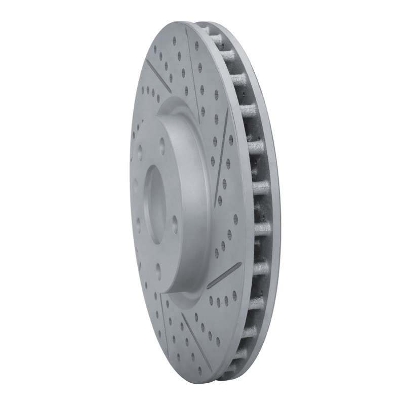 Chevrolet Corvette Brake Rotor (1) - Front Right - DFC - Drilled & Slotted Geoperformance - `14-`19