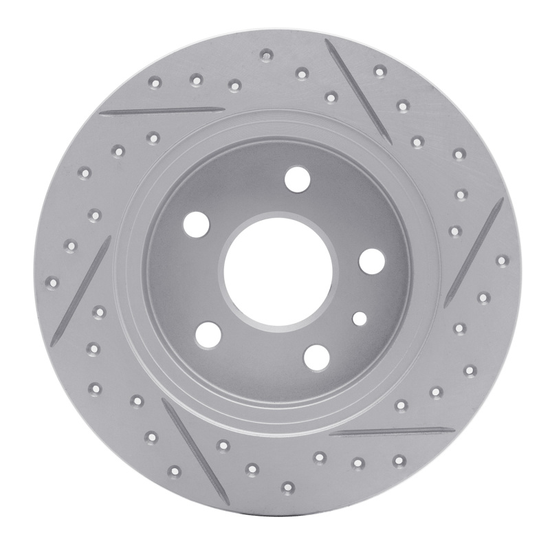 Chevrolet Bolt EV Brake Rotor (1) - Rear Left - DFC - Geoperformance Drilled & Slotted - `16-`23