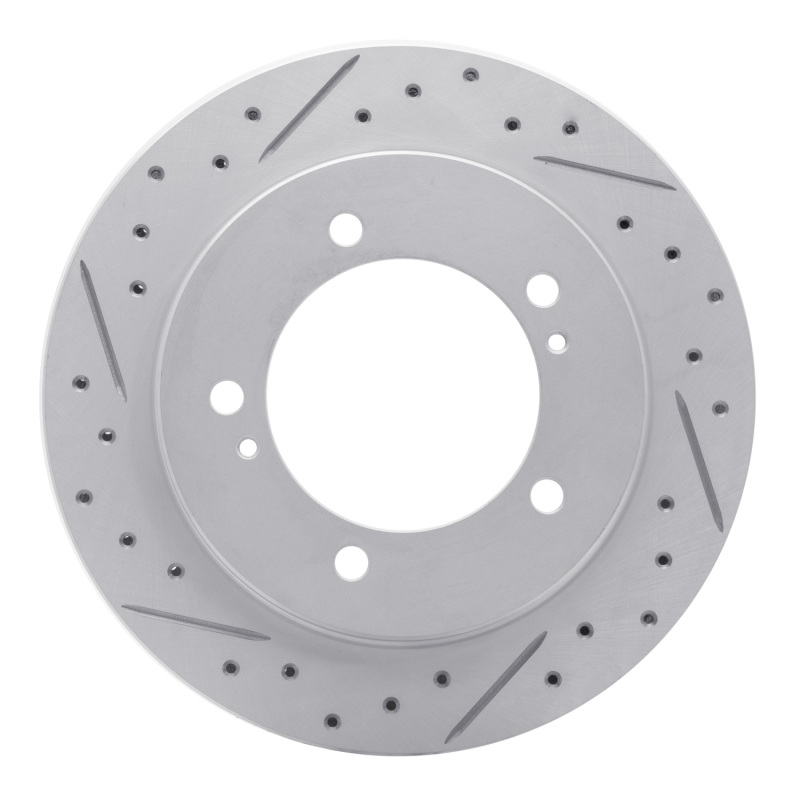 Chevrolet Tracker Brake Rotor (1) - Front Left - DFC - Drilled & Slotted Geoperformance - `99-`04