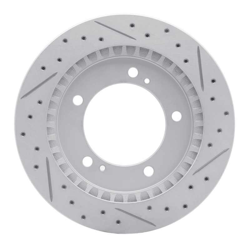 Chevrolet Tracker Brake Rotor (1) - Front Left - DFC - Drilled & Slotted Geoperformance - `99-`04