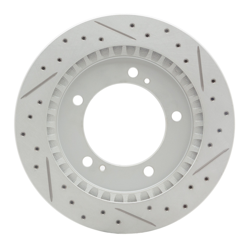 Chevrolet Tracker Brake Rotor (1) - Front Right - DFC - Drilled & Slotted Geoperformance - `99-`04