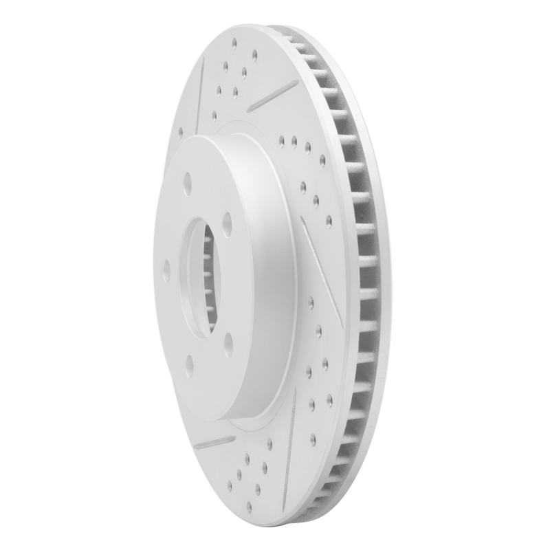 Chevrolet Equinox Brake Rotor (1) - Front Left - DFC - Drilled & Slotted Geoperformance - `02-`07