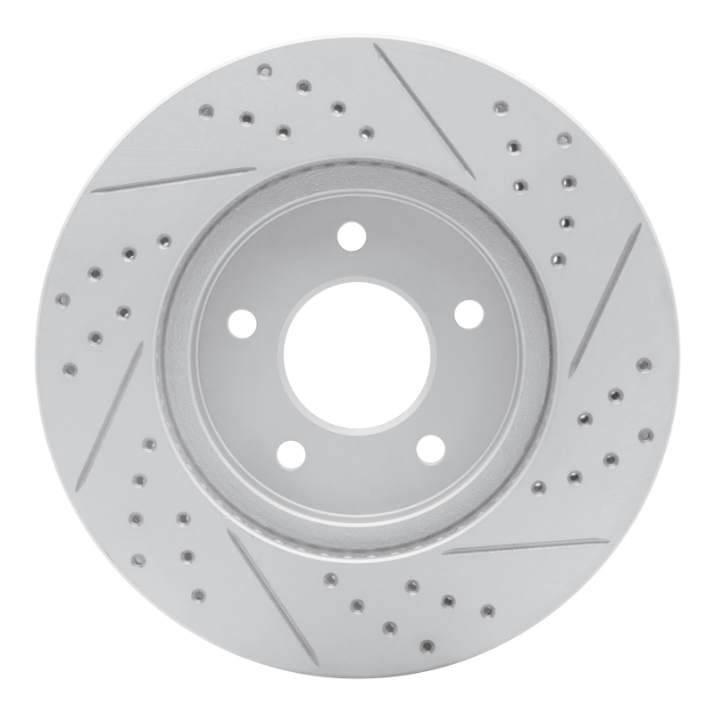 Chevrolet Equinox Brake Rotor (1) - Front Left - DFC - Drilled & Slotted Geoperformance - `02-`07