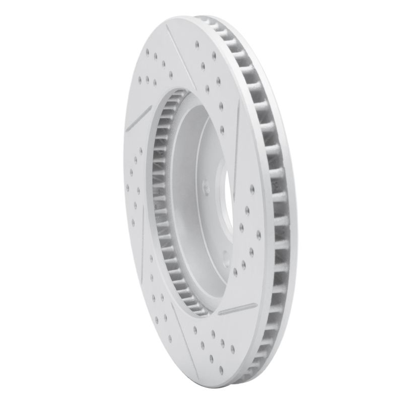 Chevrolet Equinox Brake Rotor (1) - Front Left - DFC - Drilled & Slotted Geoperformance - `02-`07