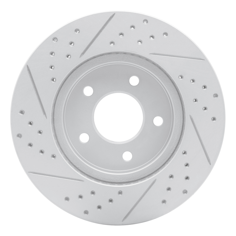 Chevrolet Equinox Brake Rotor (1) - Front Right - DFC - Drilled & Slotted Geoperformance - `02-`07