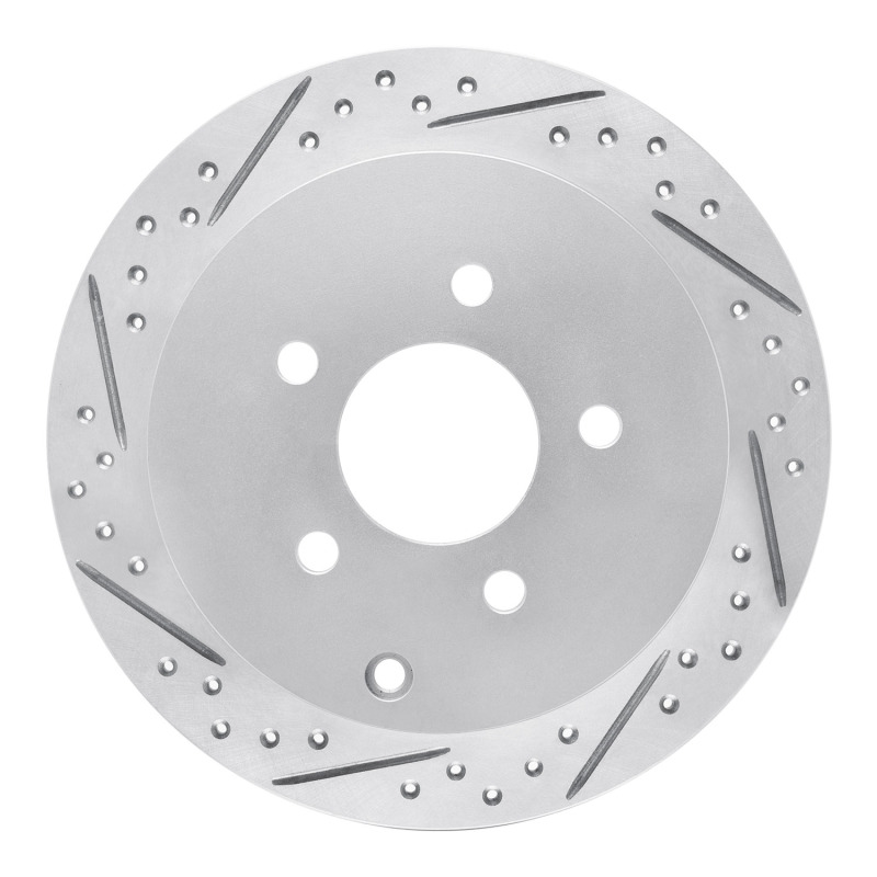 Buick Rendezvous Brake Rotor (1) - Rear Left - DFC - Geoperformance Drilled & Slotted - `01-`07