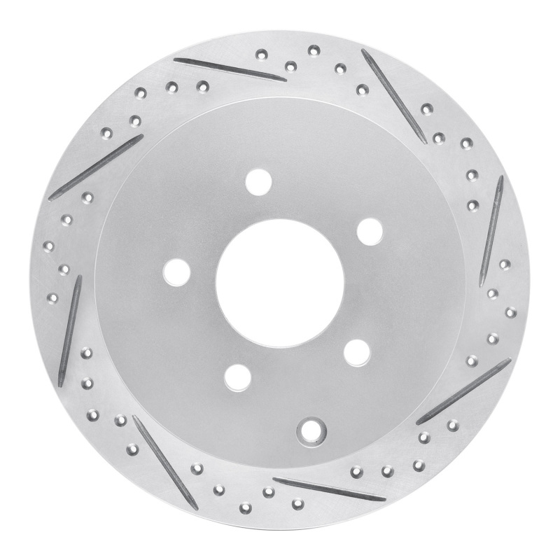 Buick Rendezvous Brake Rotor (1) - Rear Right - DFC - Drilled & Slotted Geoperformance - `01-`07