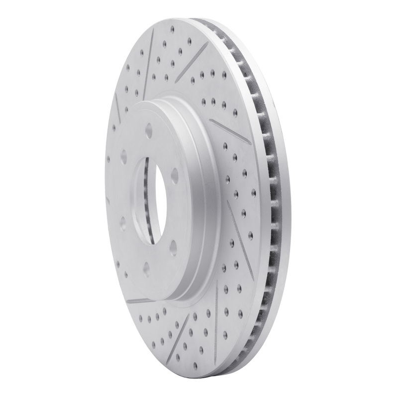 Chevrolet Trailblazer Brake Rotor (1) - Front Left - DFC - Drilled & Slotted Geoperformance - `06-`09