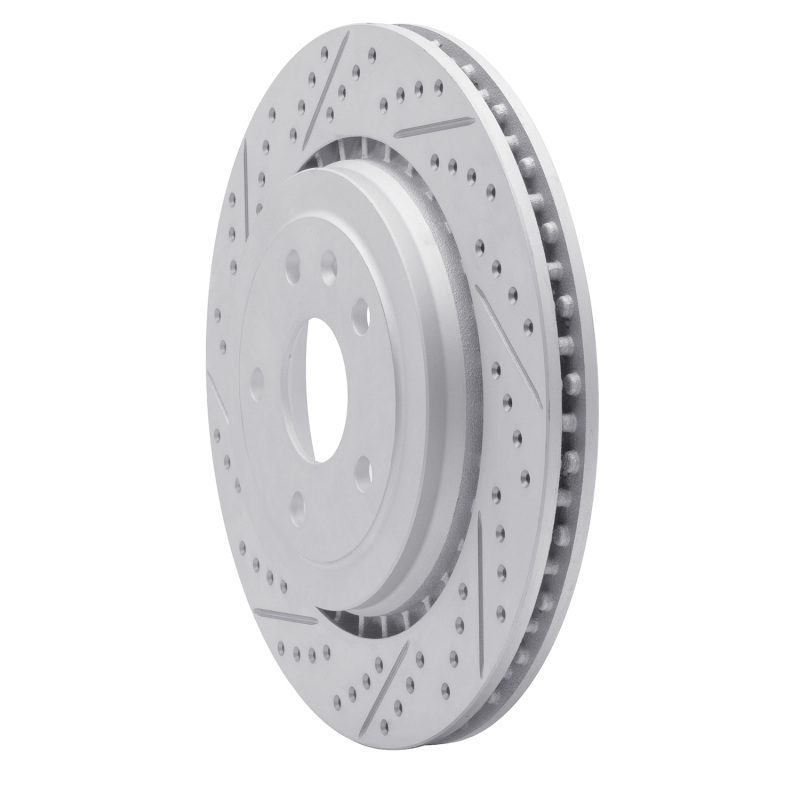 Chevrolet Trailblazer Brake Rotor (1) - Front Right - DFC - Drilled & Slotted Geoperformance - `06-`09