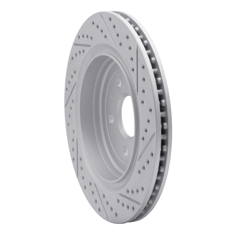 Chevrolet Trailblazer Brake Rotor (1) - Front Right - DFC - Drilled & Slotted Geoperformance - `06-`09