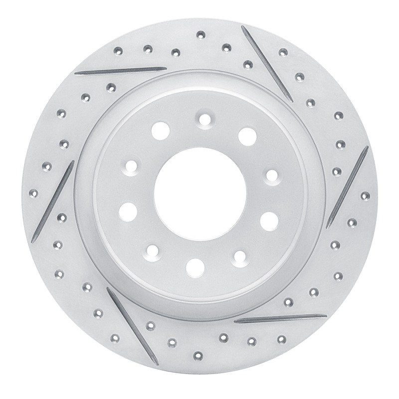 Buick Regal Sportback Brake Rotor (1) - Rear Right - DFC - Geoperformance Drilled & Slotted - `16-`25
