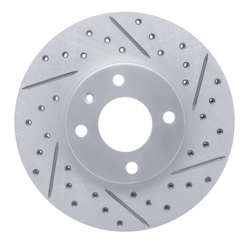 Chevrolet Spark Brake Rotor (1) - Front Right - DFC - Geoperformance Rotors - Drilled & Slotted - `16-`22 Chevrolet Spark Brake Rotor (1) - Front Right - DFC - Geoperformance Rotors - Drilled & Slotted - `16-`22