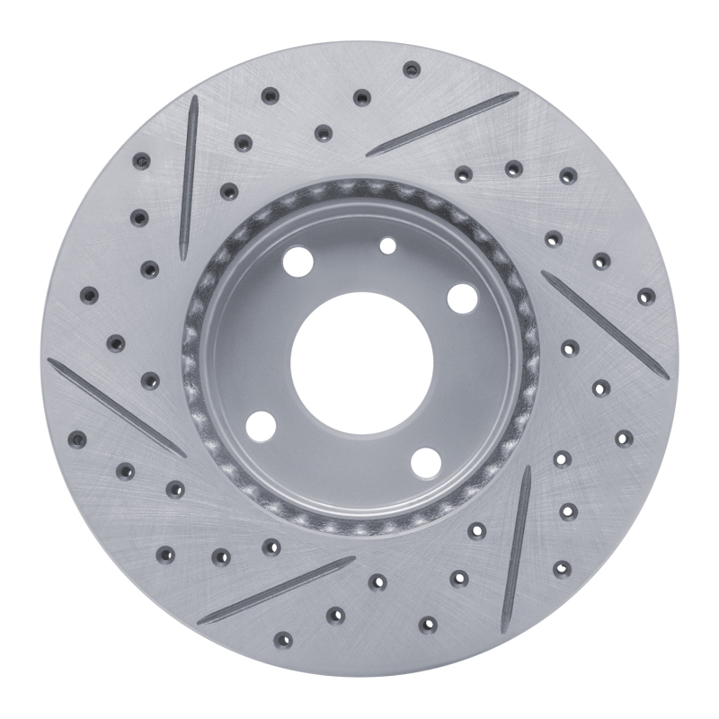 Chevrolet Spark Brake Rotor (1) - Front Right - DFC - Geoperformance Rotors - Drilled & Slotted - `16-`22