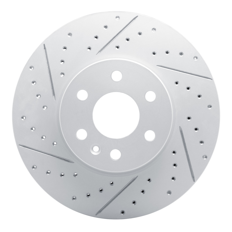 Chevrolet Colorado Brake Rotor (1) - Front Left - DFC - Drilled & Slotted Geoperformance - `21-`22