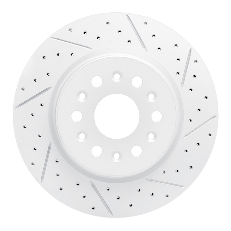 Buick Enclave Brake Rotor (1) - Rear Right - DFC - Geoperformance Drilled & Slotted - `17-`26