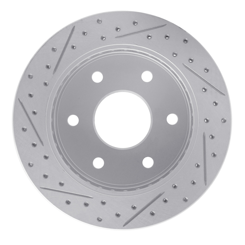 Cadillac Escalade Brake Rotor (1) - Front Right - DFC - Drilled & Slotted Geoperformance - `88-`00