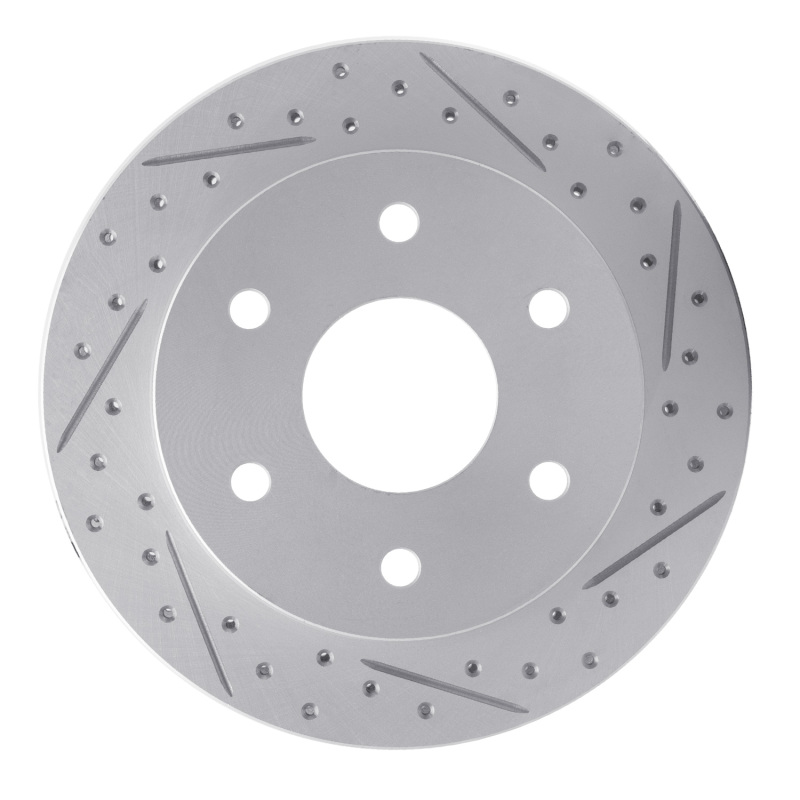 Cadillac Escalade Brake Rotor (1) - Front Right - DFC - Drilled & Slotted Geoperformance - `88-`00