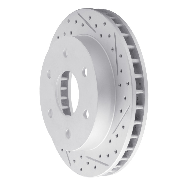 Cadillac Escalade Brake Rotor (1) - Front Right - DFC - Drilled & Slotted Geoperformance - `88-`00