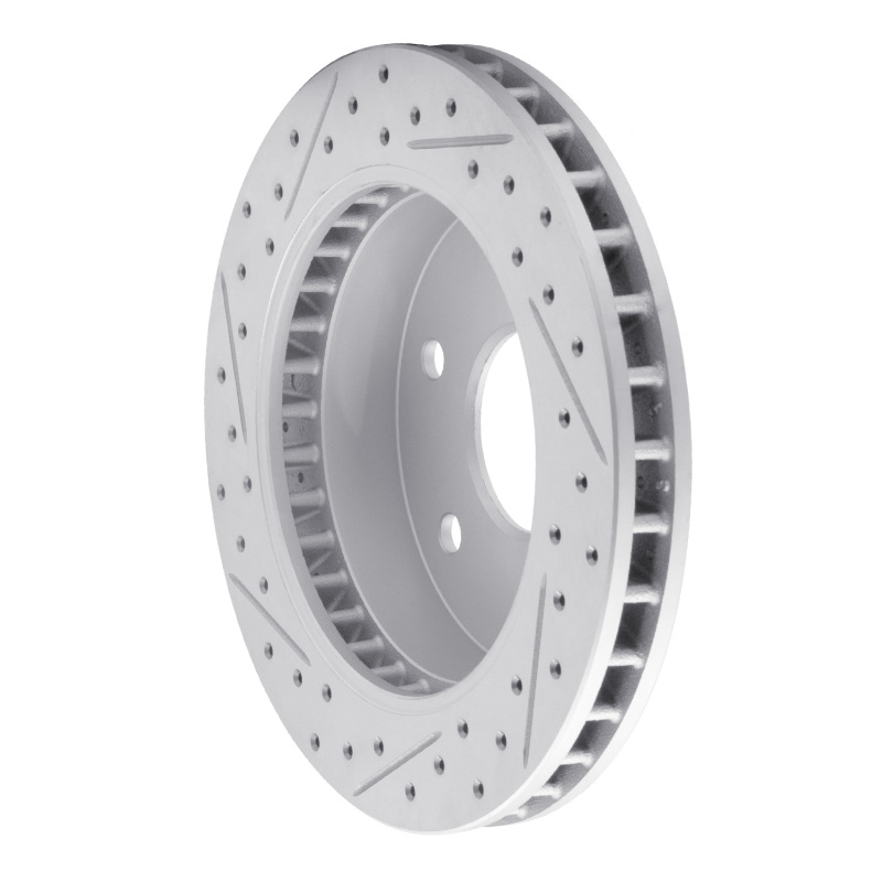 Cadillac Escalade Brake Rotor (1) - Front Right - DFC - Drilled & Slotted Geoperformance - `88-`00