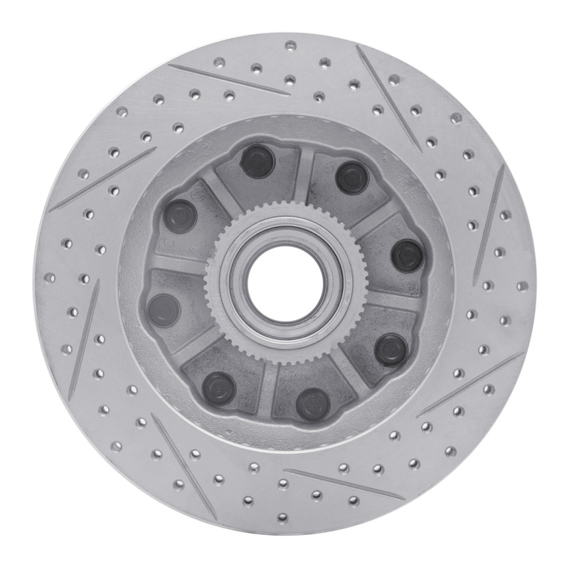 Chevrolet C1500 Suburban Brake Rotor (1) - Front Left - DFC - Drilled & Slotted Geoperformance Rotor - `92-`02