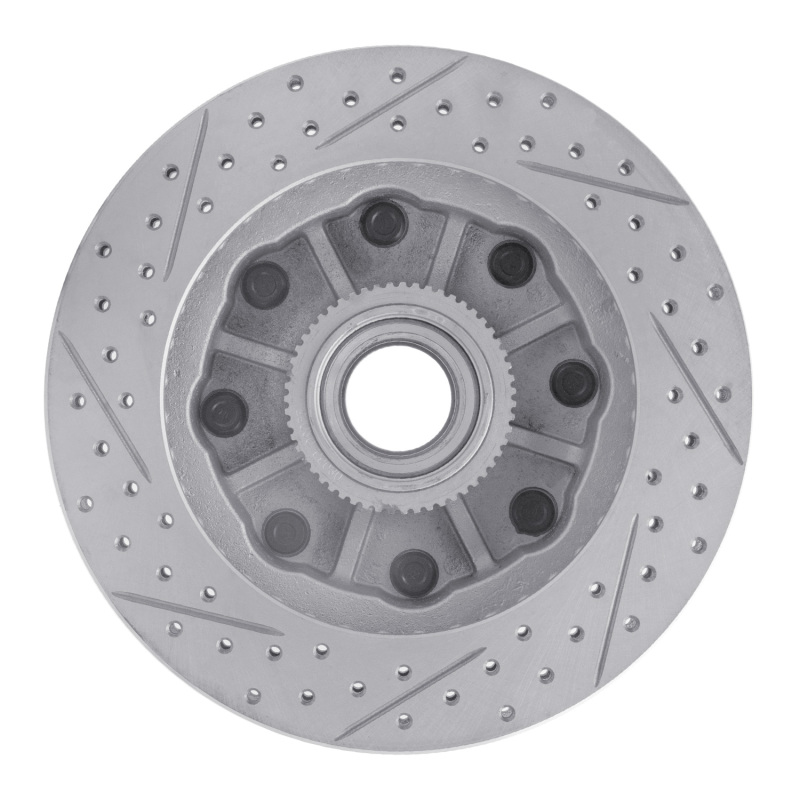 Chevrolet Suburban 1500 Brake Rotor (1) - Front Right - DFC - Geoperformance Rotor - Drilled and Slotted - `92-`02