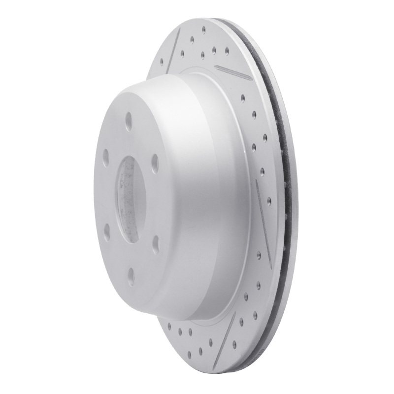 Chevrolet Silverado 1500 Brake Rotor (1) - Rear Right - DFC - Geoperformance Drilled & Slotted - `99-`07