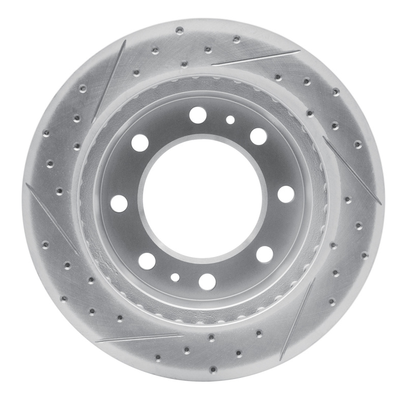 Cadillac Deville Brake Rotor (1) - Front Right - DFC - Drilled & Slotted Geoperformance - `99-`20