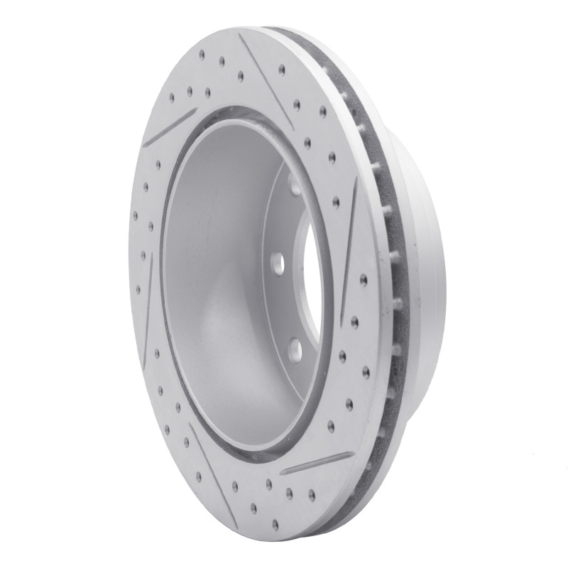 Chevrolet Suburban 2500 Brake Rotor (1) - Rear Left - DFC - Drilled & Slotted Geoperformance - `99-`25
