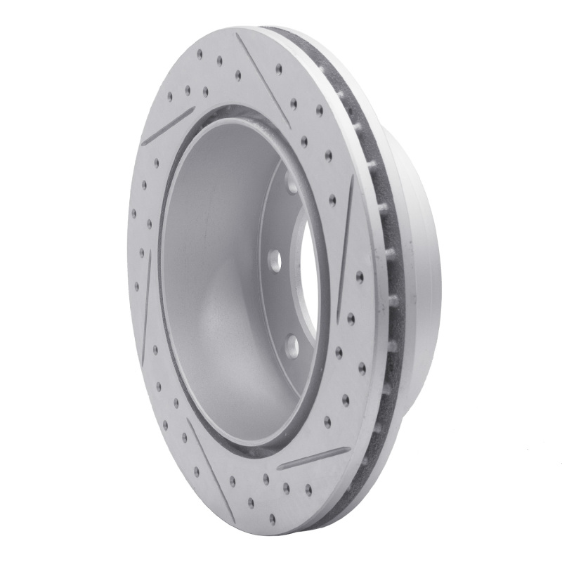 Chevrolet Silverado 1500 HD Classic Brake Rotor (1) - Rear Right - DFC - Drilled & Slotted Geoperformance - `99-`25
