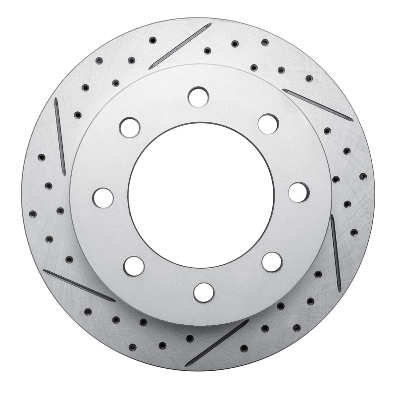 Chevrolet Silverado 3500 HD Brake Rotor (1) - Rear Left - DFC - Drilled & Slotted Geoperformance - `99-`20