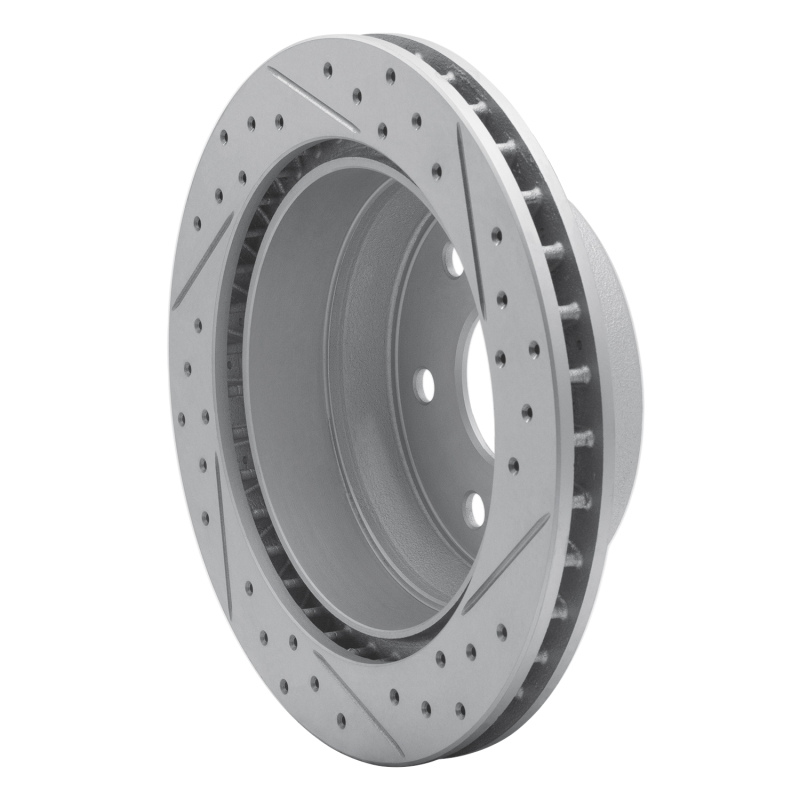 Cadillac Escalade Brake Rotor (1) - Rear Left - DFC - Drilled & Slotted Geoperformance - `00-`14
