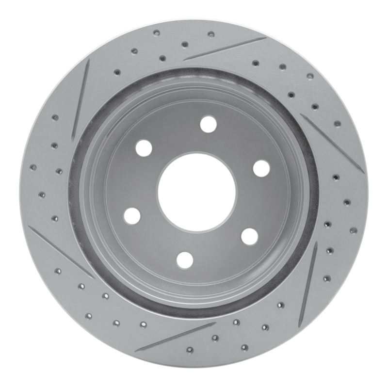 Cadillac Escalade EXT Brake Rotor (1) - Rear Right - DFC - Geoperformance, Drilled & Slotted - `00-`14