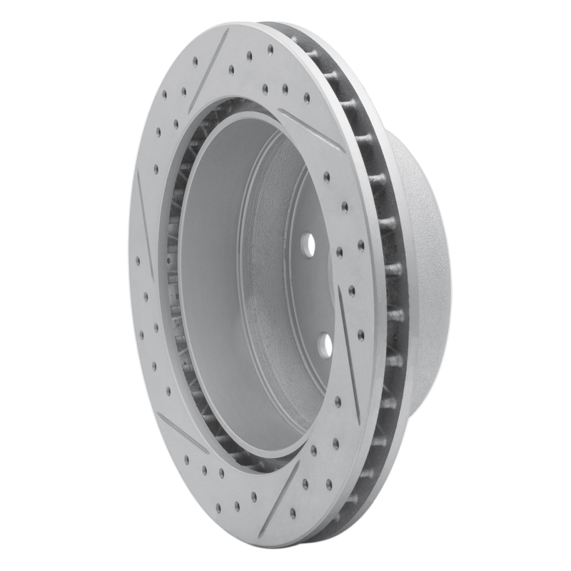Cadillac Escalade EXT Brake Rotor (1) - Rear Right - DFC - Geoperformance, Drilled & Slotted - `00-`14