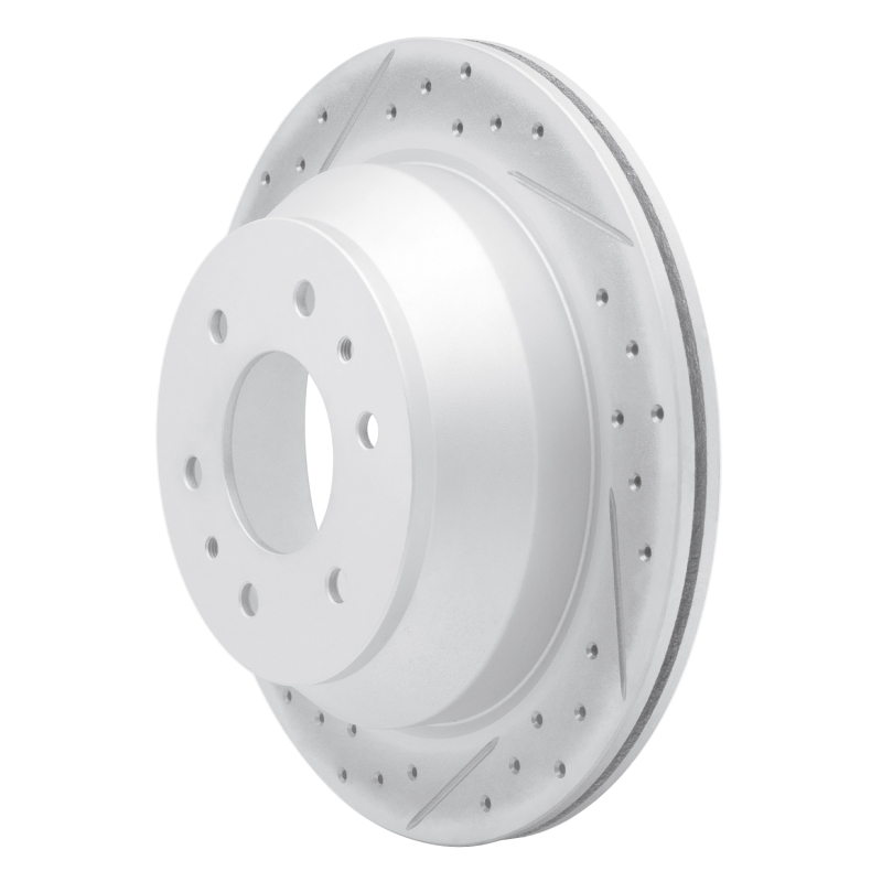 Buick Rainier Brake Rotor (1) - Rear Left - DFC - Drilled & Slotted Geoperformance - `02-`09