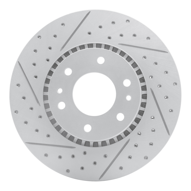 Buick Rainier Brake Rotor (1) - Front Left - DFC - Geoperformance Drilled & Slotted - `02-`09